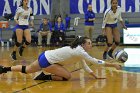 Volleyball vs Emerson  Wheaton College Women's Volleyball vs Emerson College. - Photo by Keith Nordstrom : Wheaton, Volleyball, VB2019